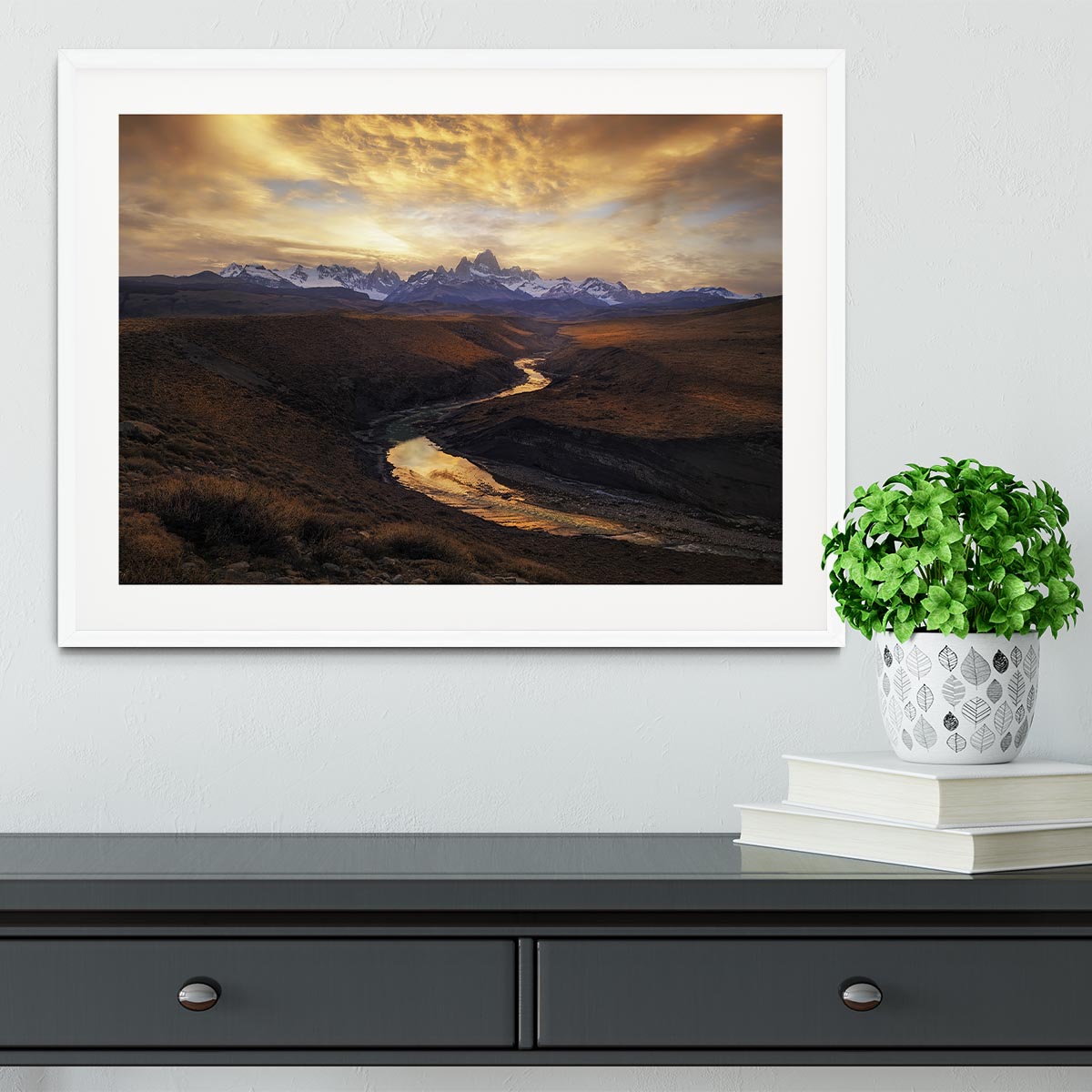 View From The Gorge Framed Print - Canvas Art Rocks - 5