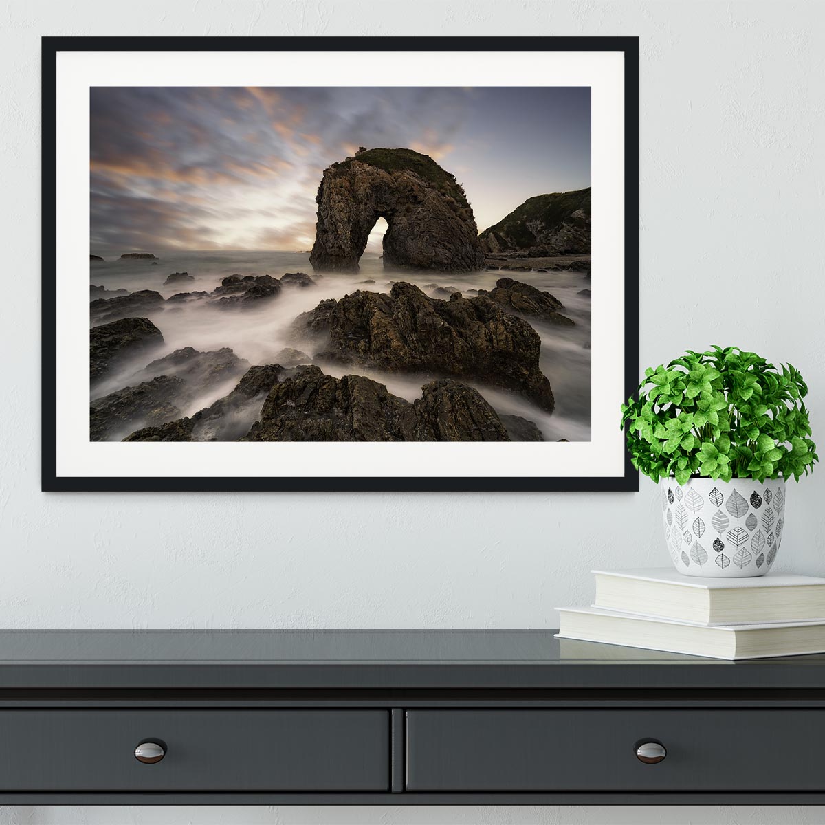 Horse Head Rock Framed Print - Canvas Art Rocks - 1