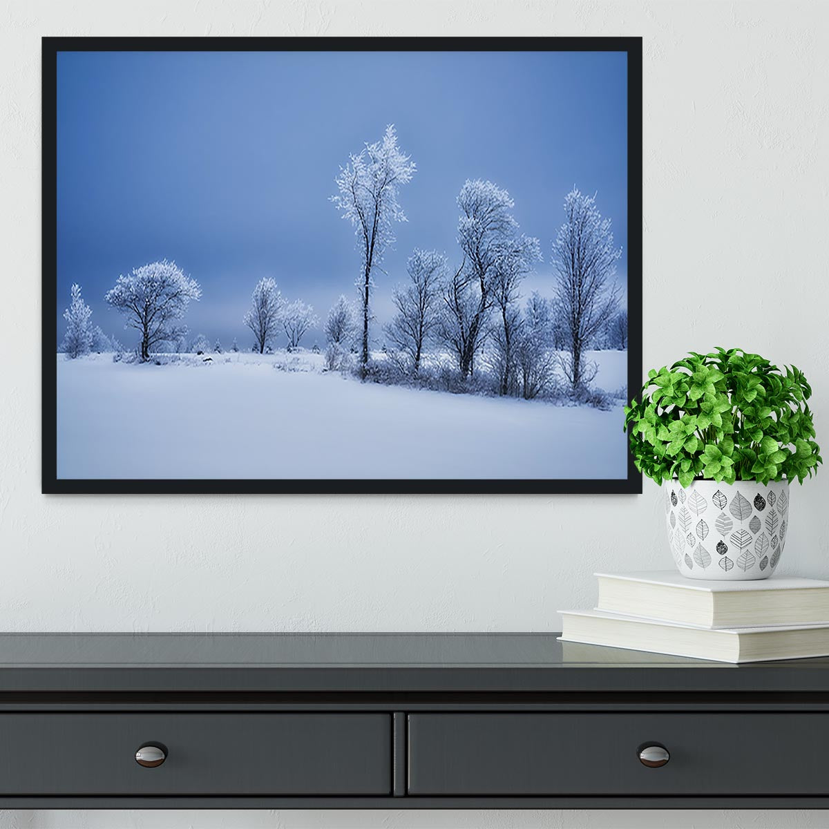 Winterland Framed Print - Canvas Art Rocks - 2