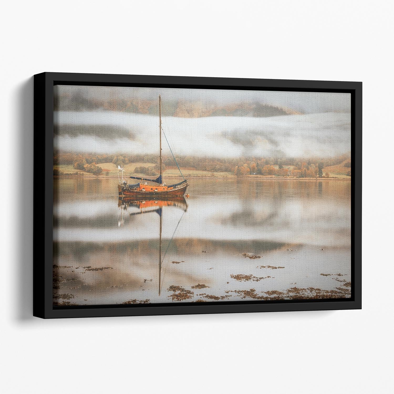 Sail Floating Framed Canvas - Canvas Art Rocks - 1