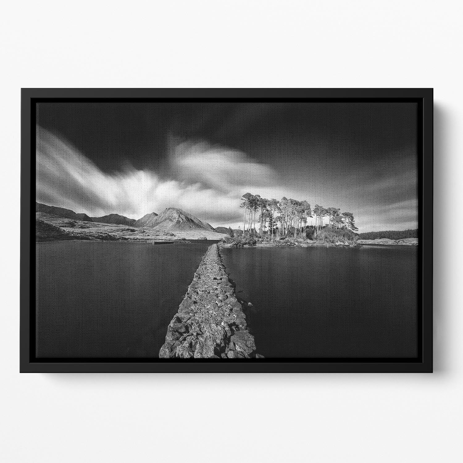 Path To Paradise Floating Framed Canvas - Canvas Art Rocks - 2