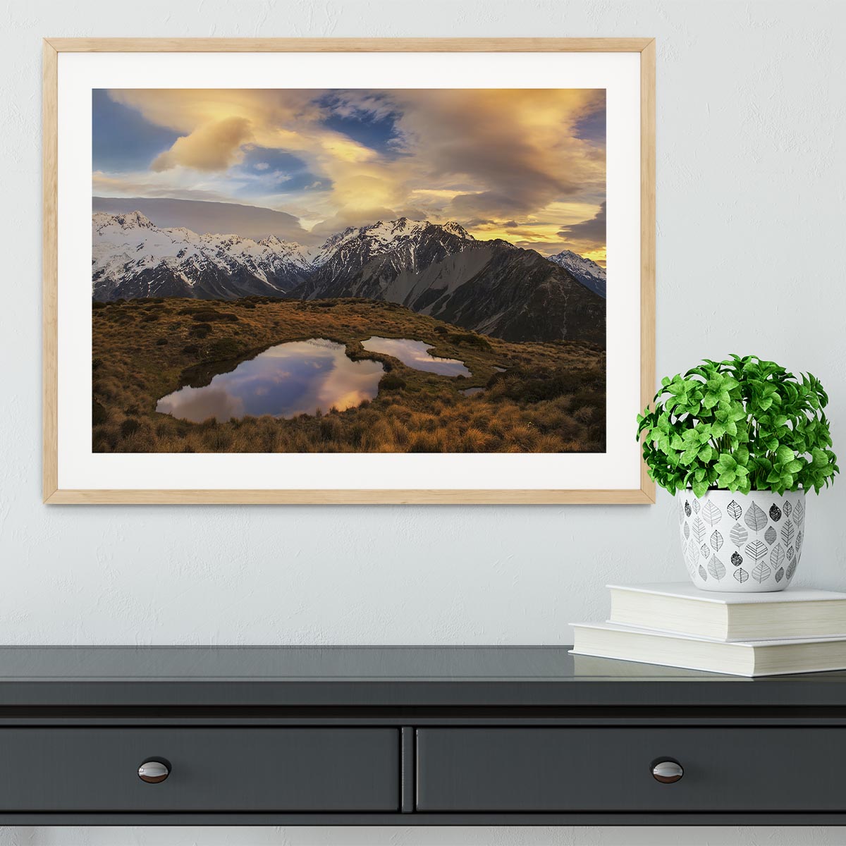 Mountain Light Framed Print - Canvas Art Rocks - 3