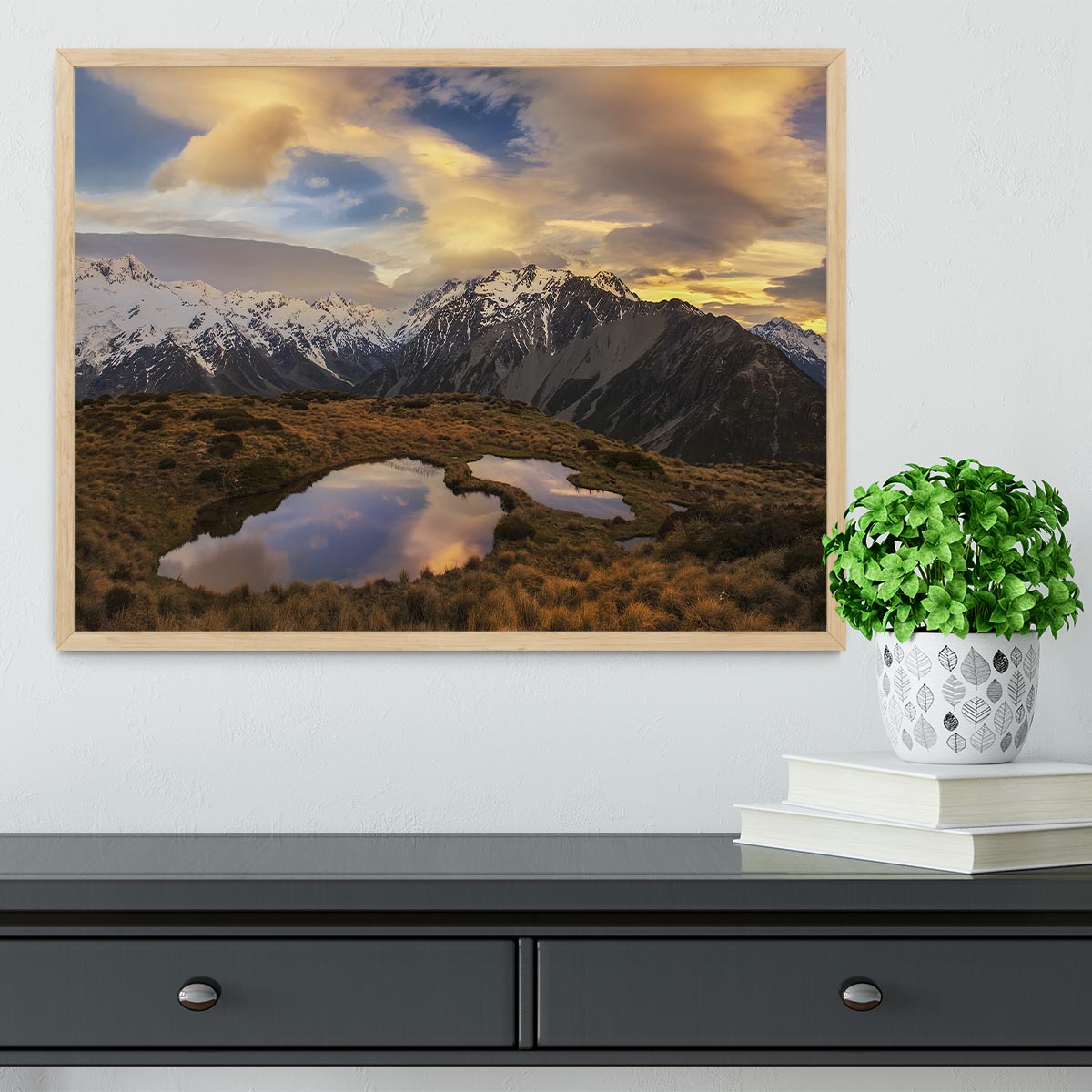 Mountain Light Framed Print - Canvas Art Rocks - 4