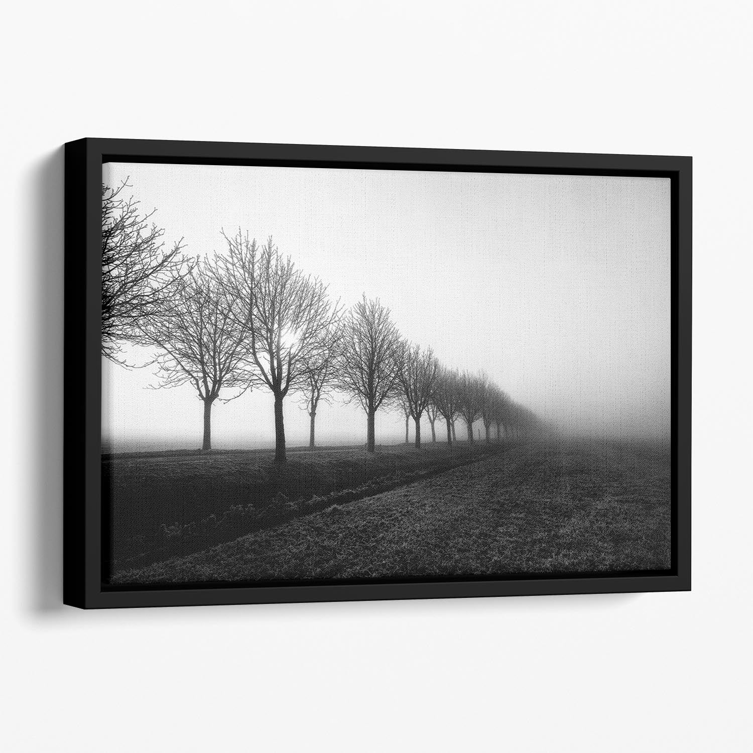 Losing Sight Floating Framed Canvas - Canvas Art Rocks - 1