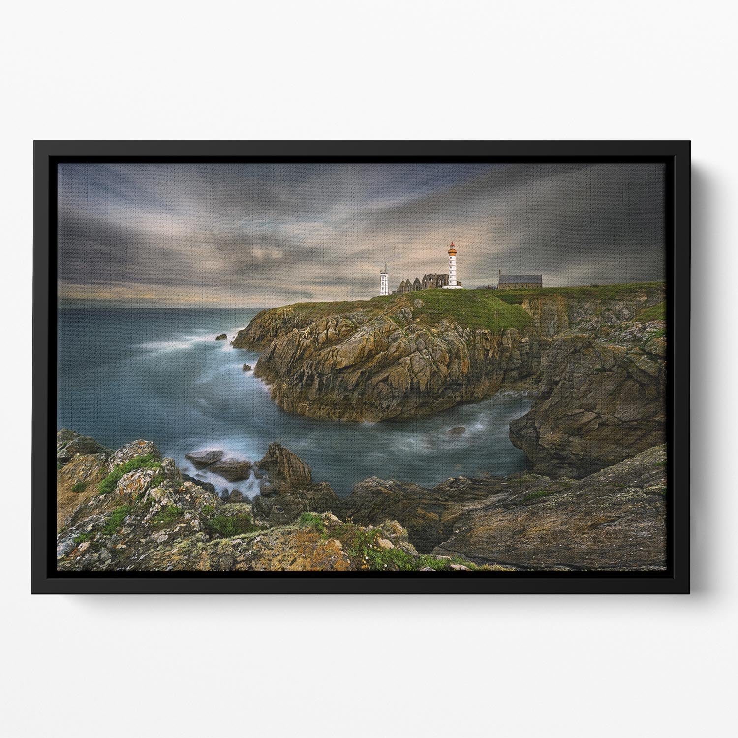 Pointe Saint-Mathieu Floating Framed Canvas - Canvas Art Rocks - 2