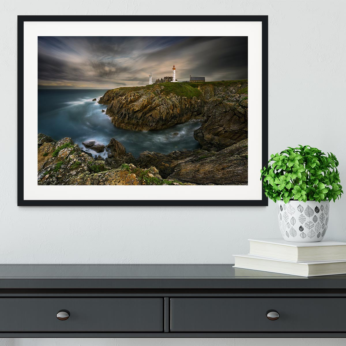 Pointe Saint-Mathieu Framed Print - Canvas Art Rocks - 1