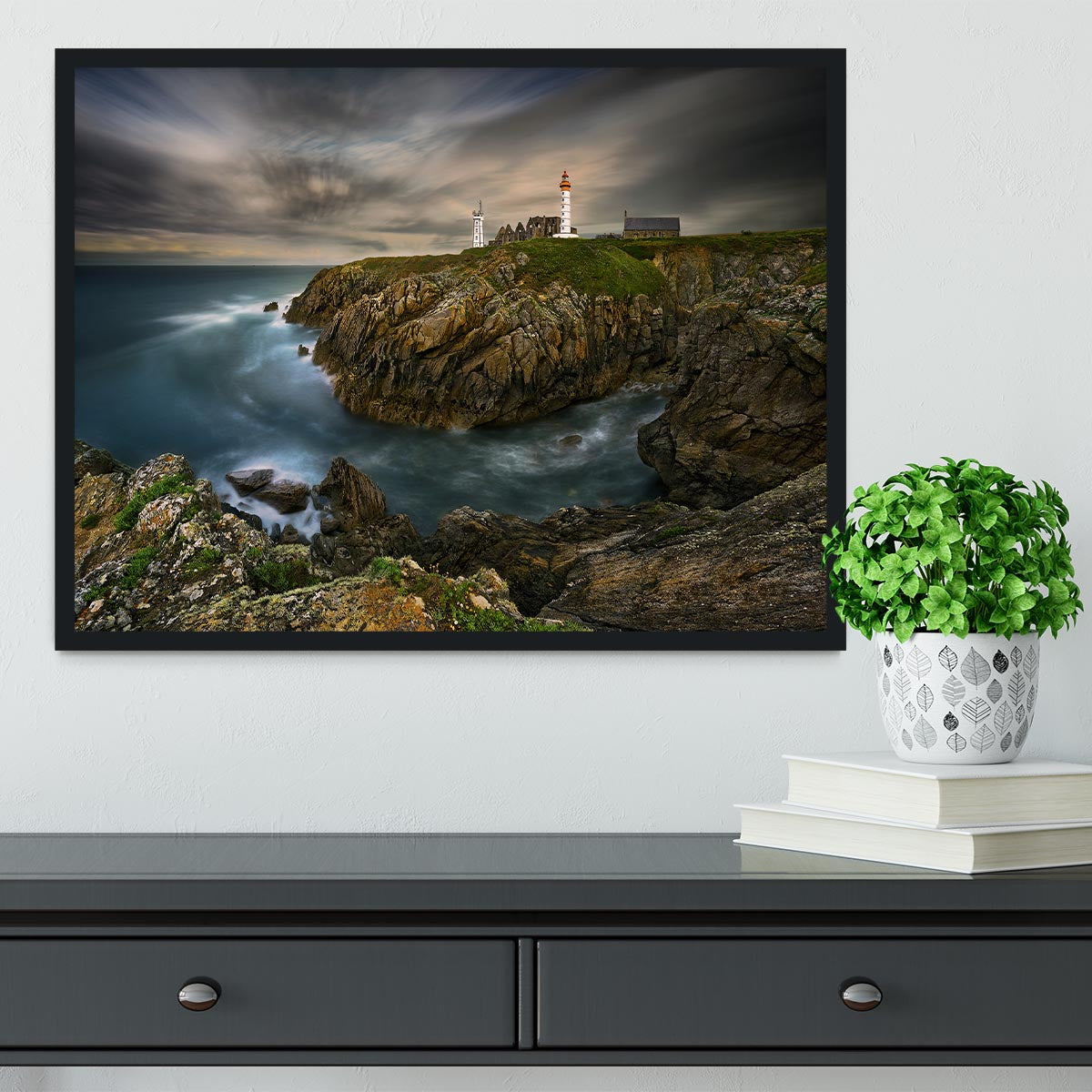 Pointe Saint-Mathieu Framed Print - Canvas Art Rocks - 2