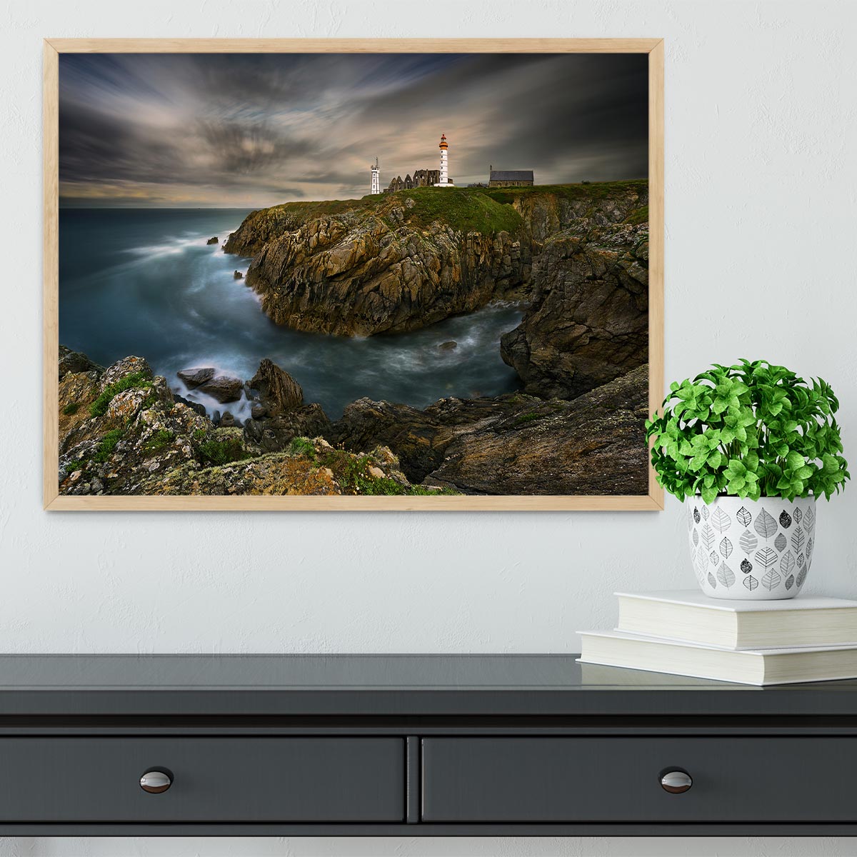 Pointe Saint-Mathieu Framed Print - Canvas Art Rocks - 4