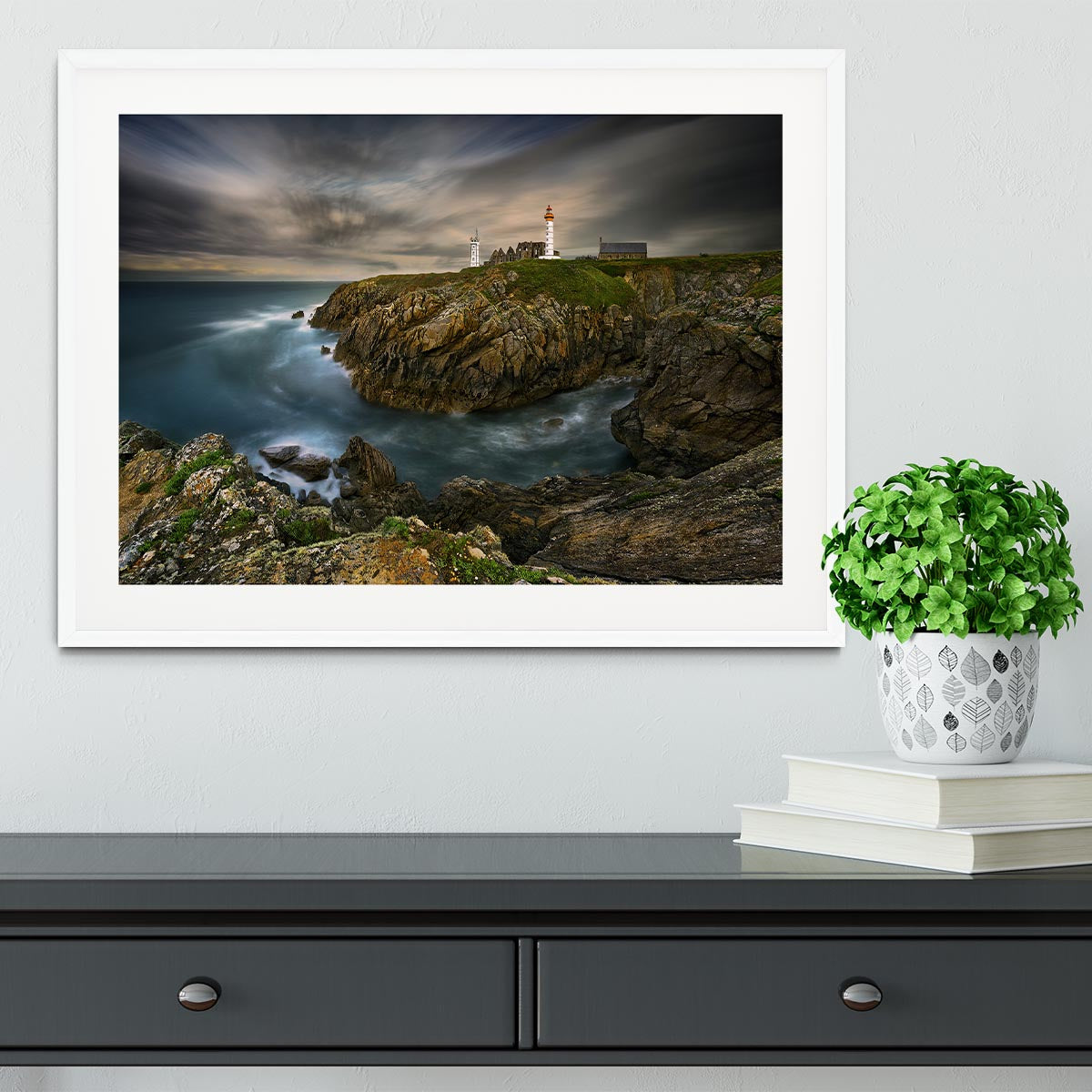 Pointe Saint-Mathieu Framed Print - Canvas Art Rocks - 5