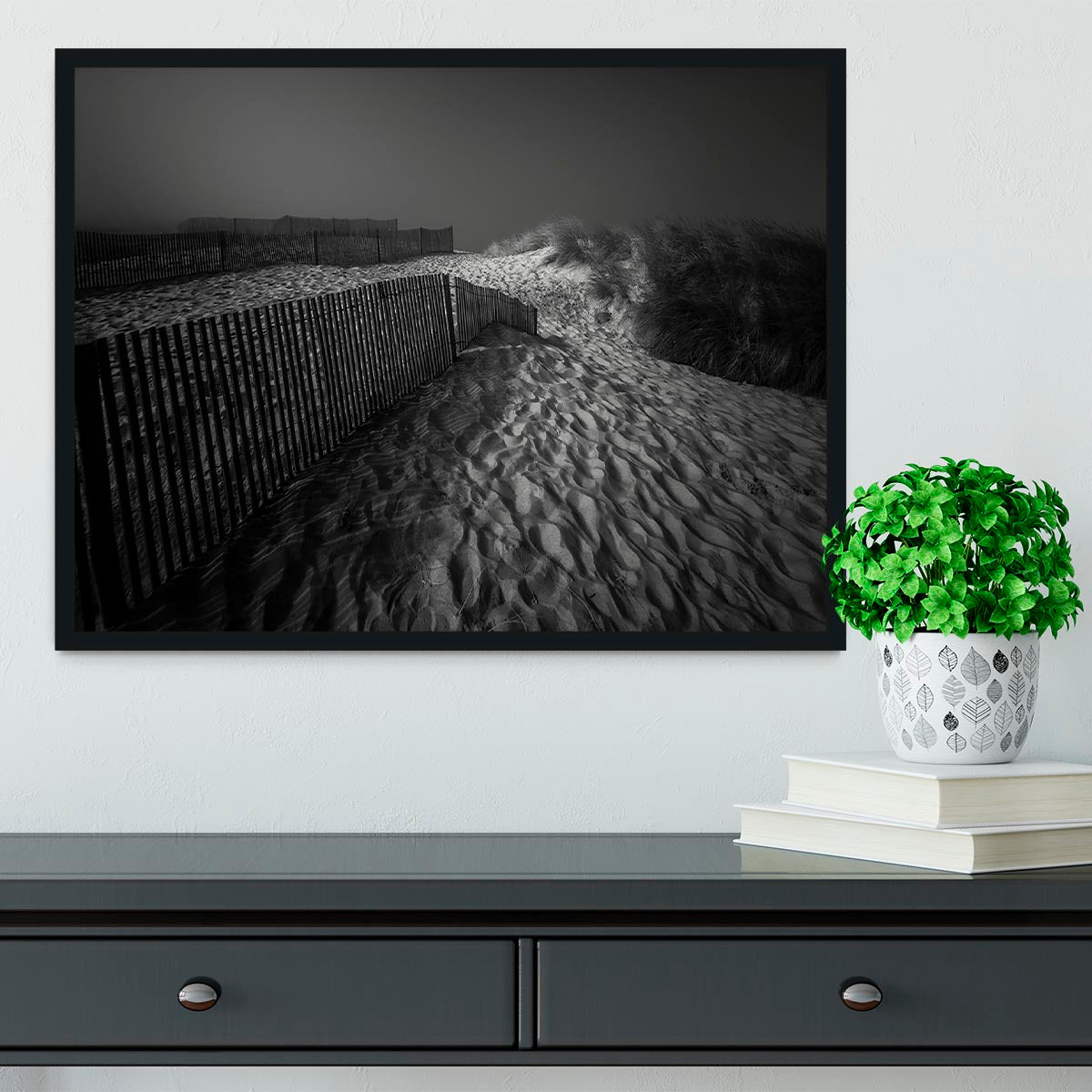 Where Shadows Lie Framed Print - Canvas Art Rocks - 2