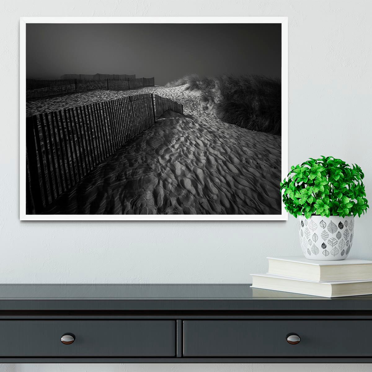 Where Shadows Lie Framed Print - Canvas Art Rocks -6