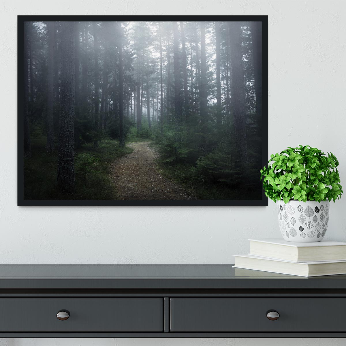 The Forest Of Secrets Framed Print - Canvas Art Rocks - 2