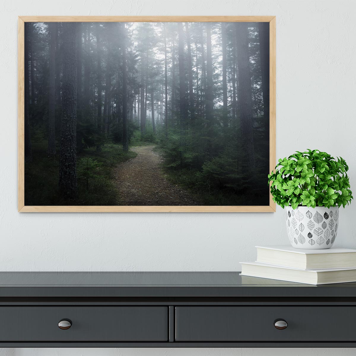 The Forest Of Secrets Framed Print - Canvas Art Rocks - 4