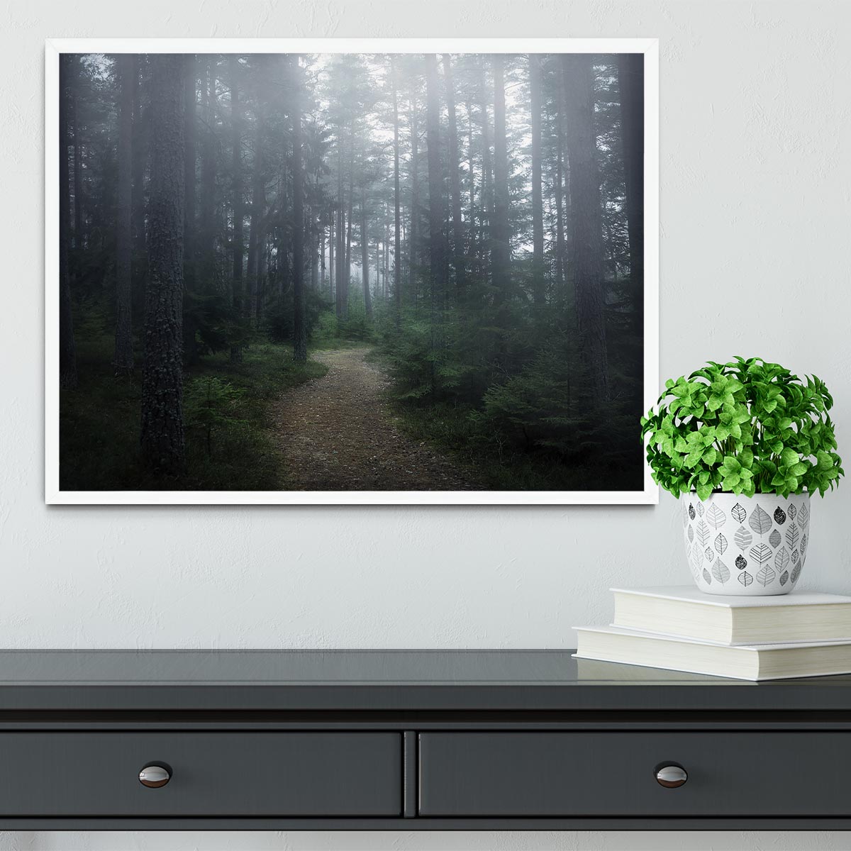 The Forest Of Secrets Framed Print - Canvas Art Rocks -6