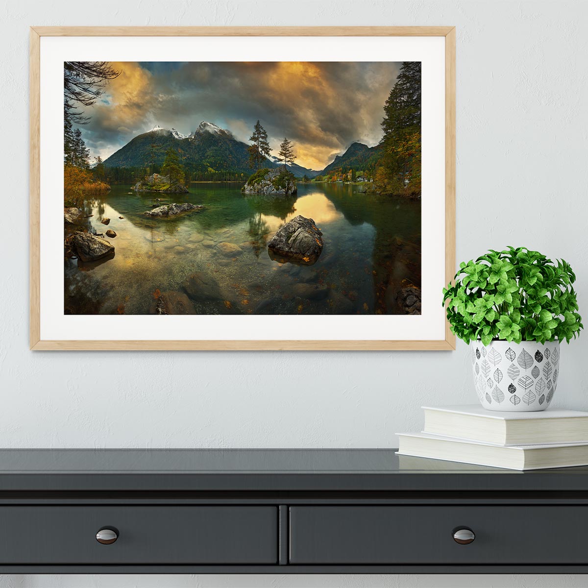 Hintersee Framed Print - Canvas Art Rocks - 3