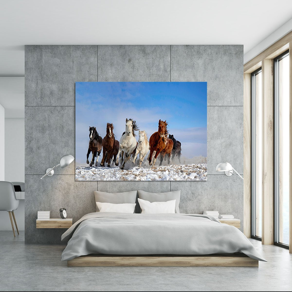 Mongolia Horses Canvas Print or Poster - Canvas Art Rocks - 5