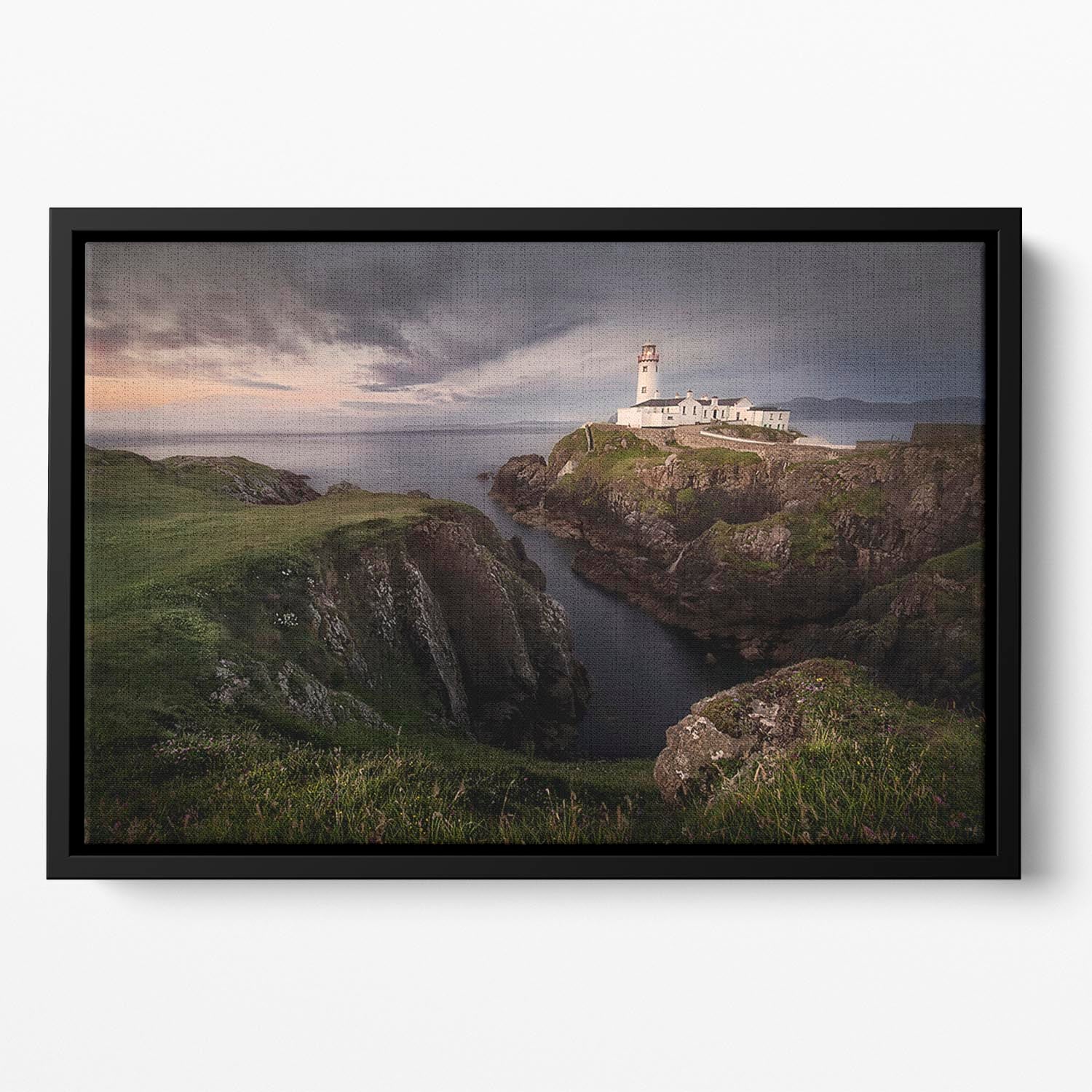 Fanad Head Floating Framed Canvas - Canvas Art Rocks - 2