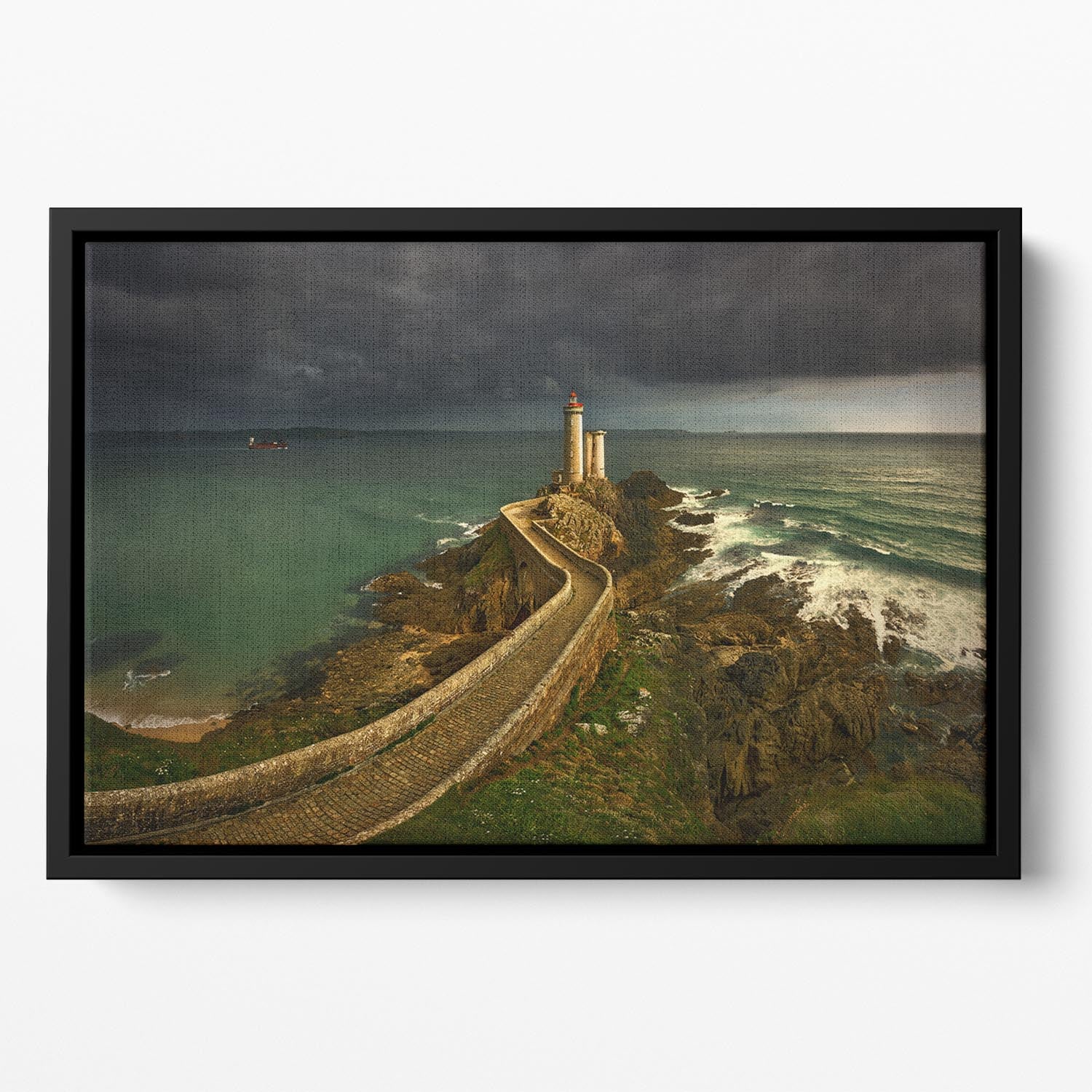 Rain Is Coming Floating Framed Canvas - Canvas Art Rocks - 2