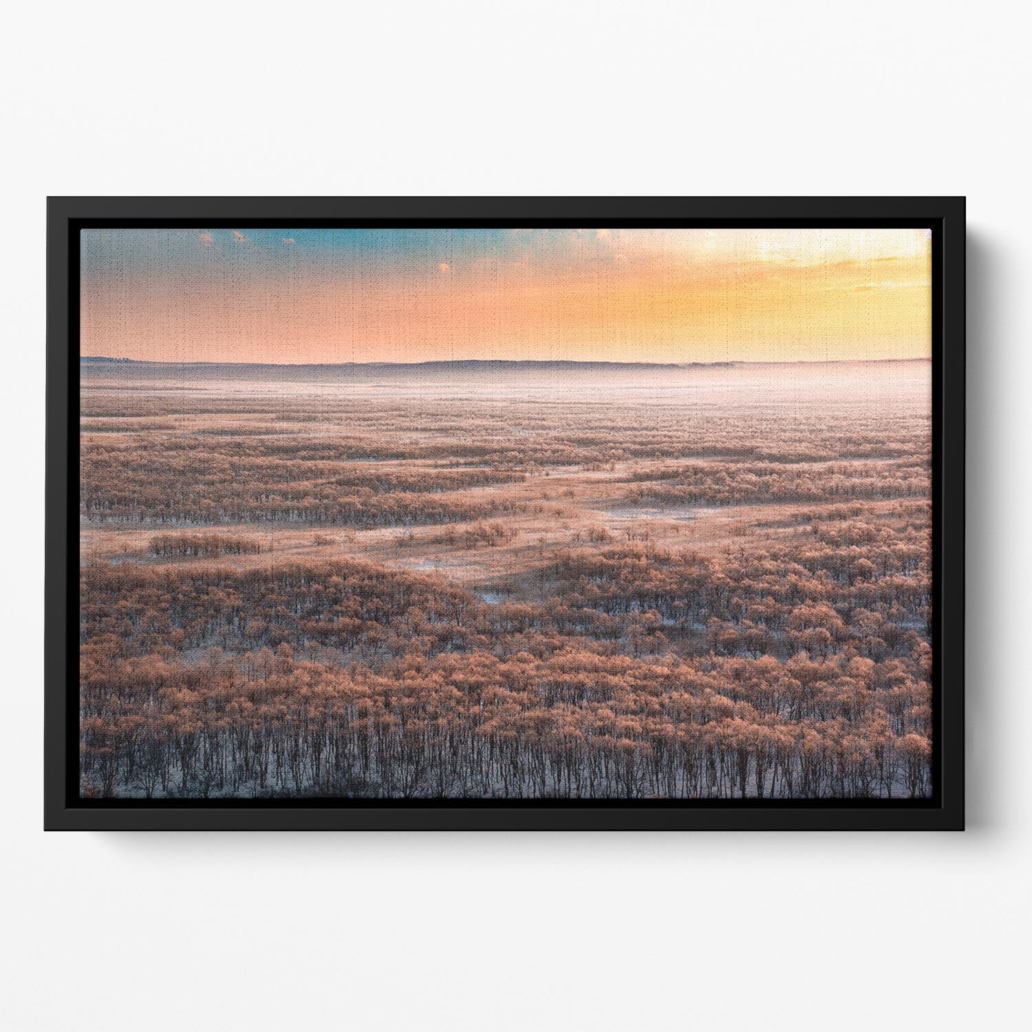 Dawn Floating Framed Canvas - Canvas Art Rocks - 2