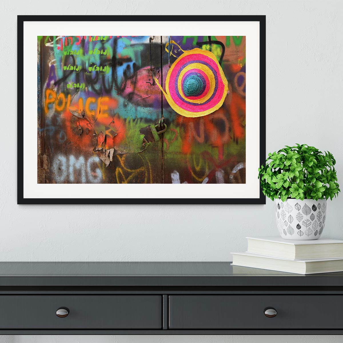 Street Colors Framed Print - Canvas Art Rocks - 1