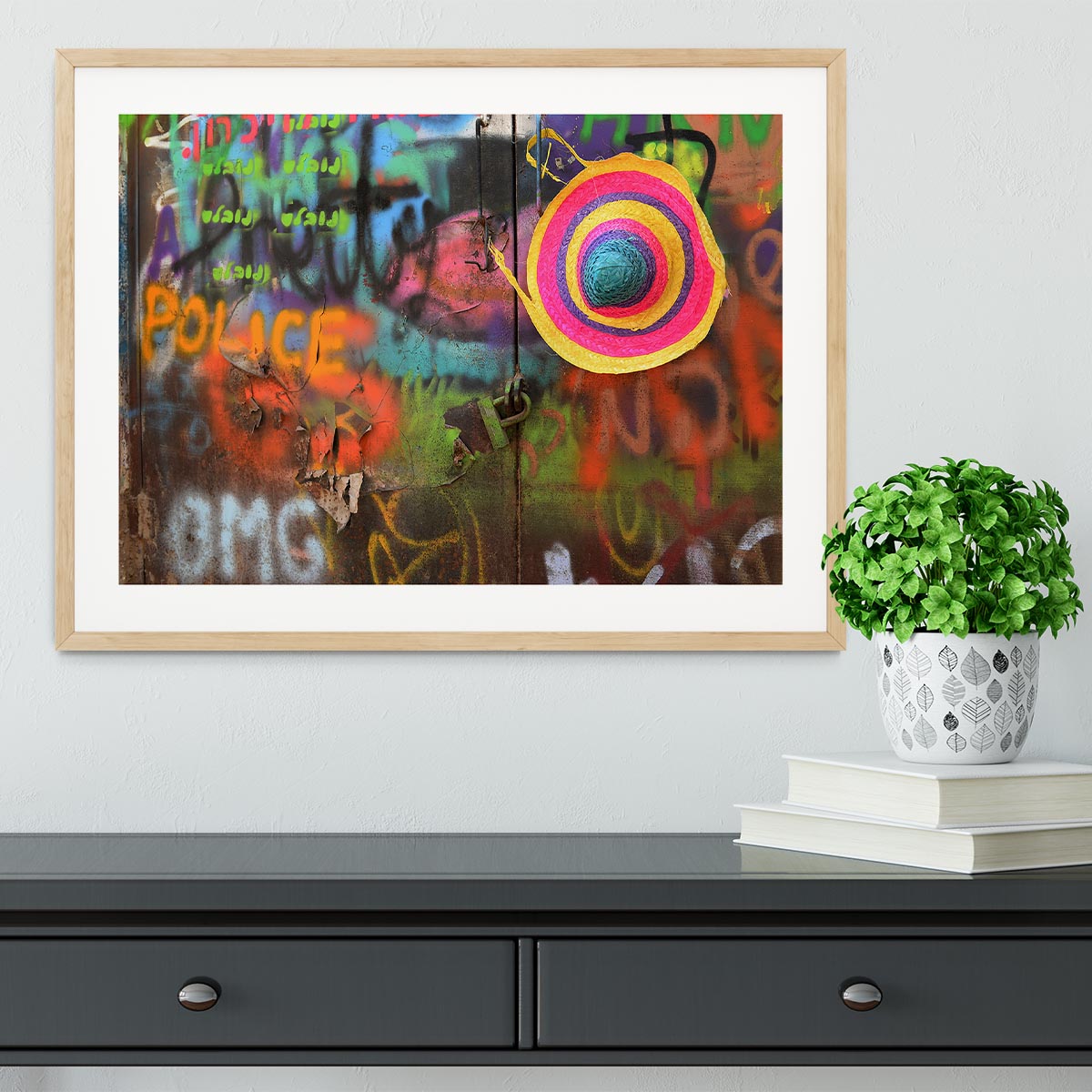 Street Colors Framed Print - Canvas Art Rocks - 3