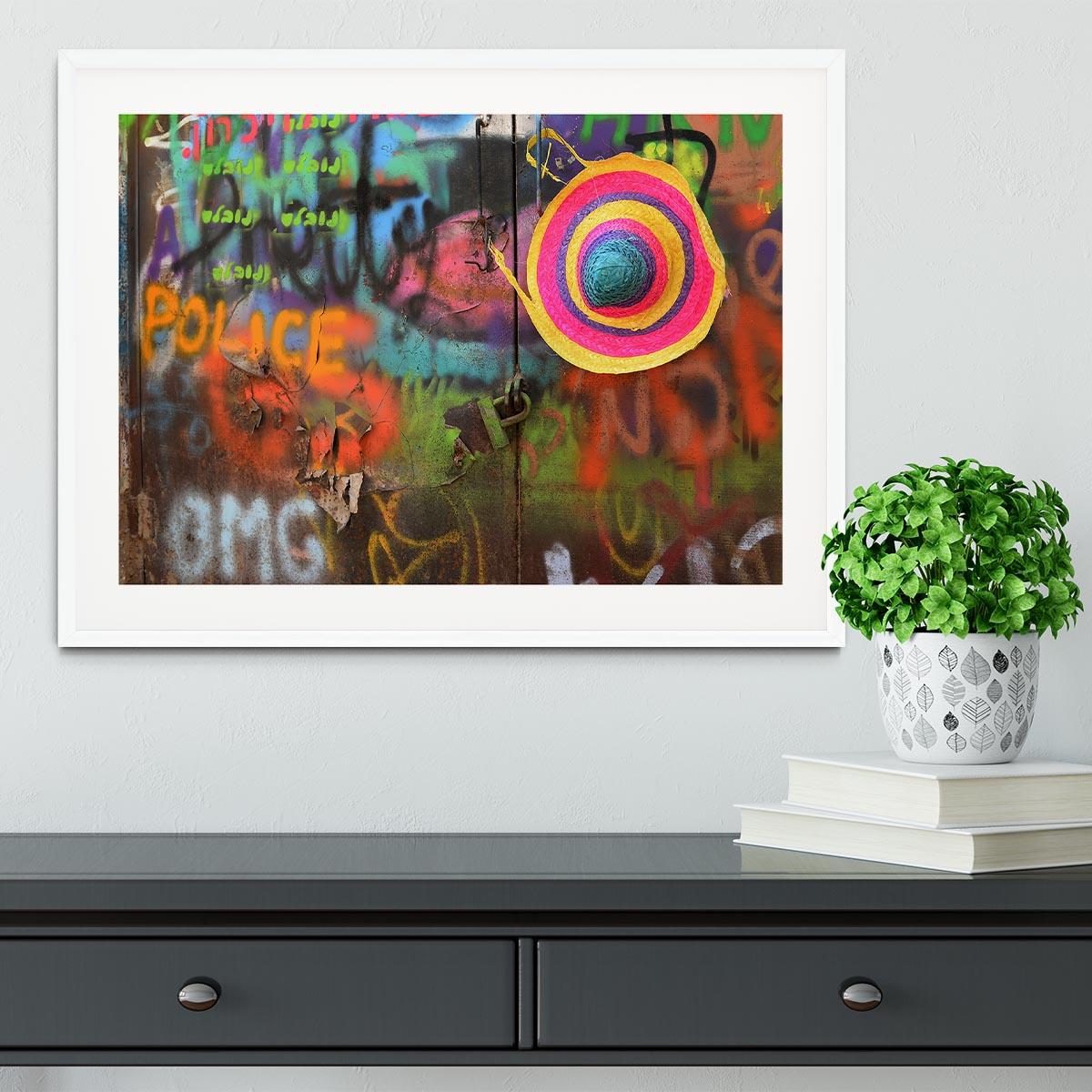 Street Colors Framed Print - Canvas Art Rocks - 5