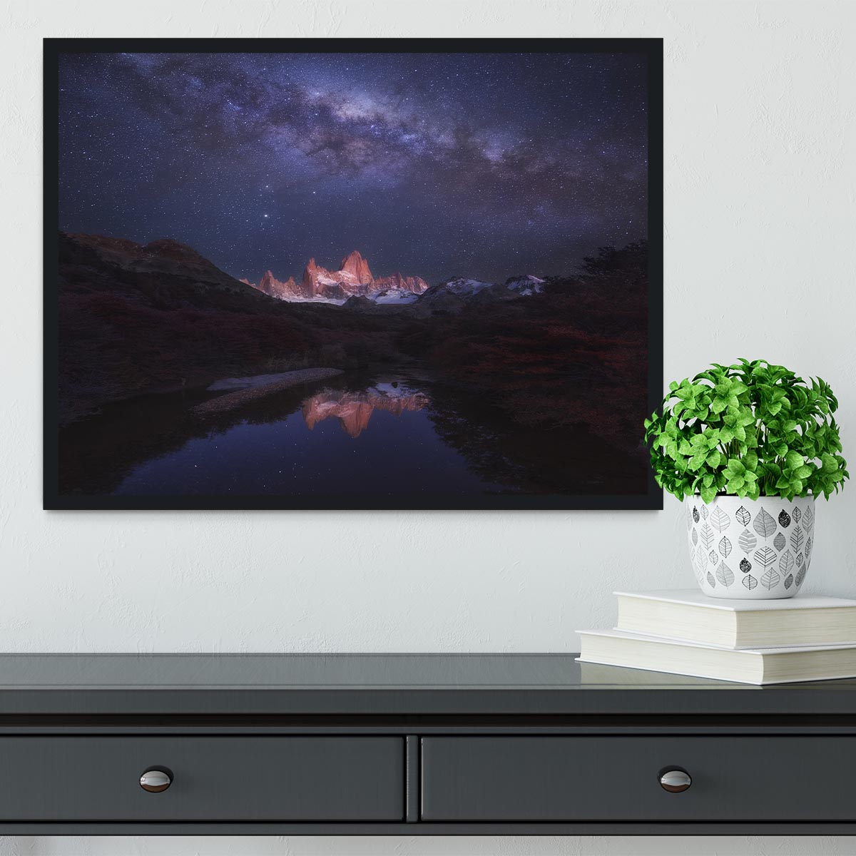 Patagonia Autumn Night Framed Print - Canvas Art Rocks - 2