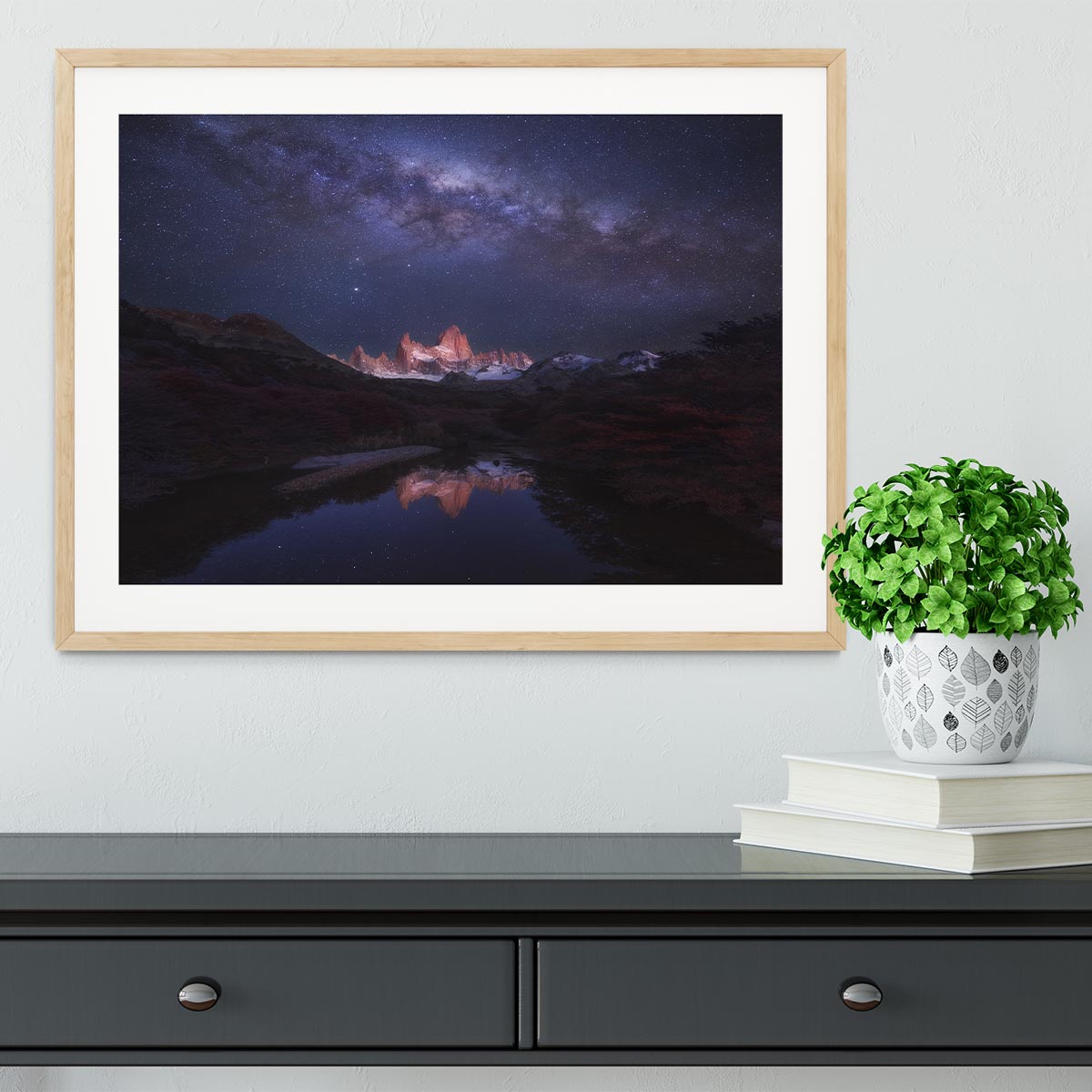 Patagonia Autumn Night Framed Print - Canvas Art Rocks - 3