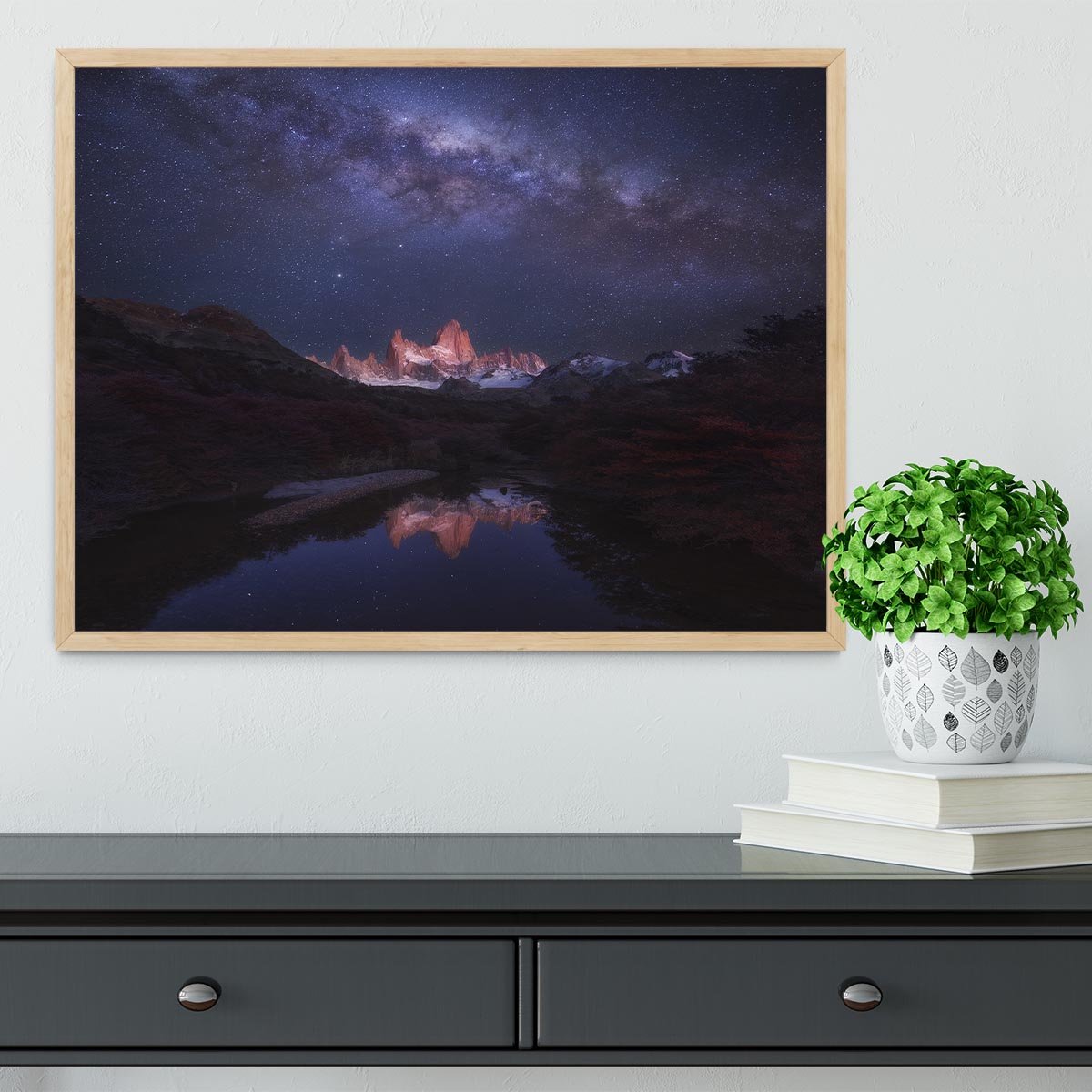 Patagonia Autumn Night Framed Print - Canvas Art Rocks - 4