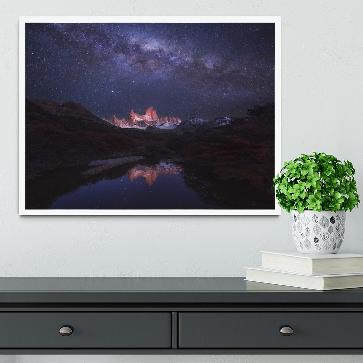 Patagonia Autumn Night Framed Print - Canvas Art Rocks -6