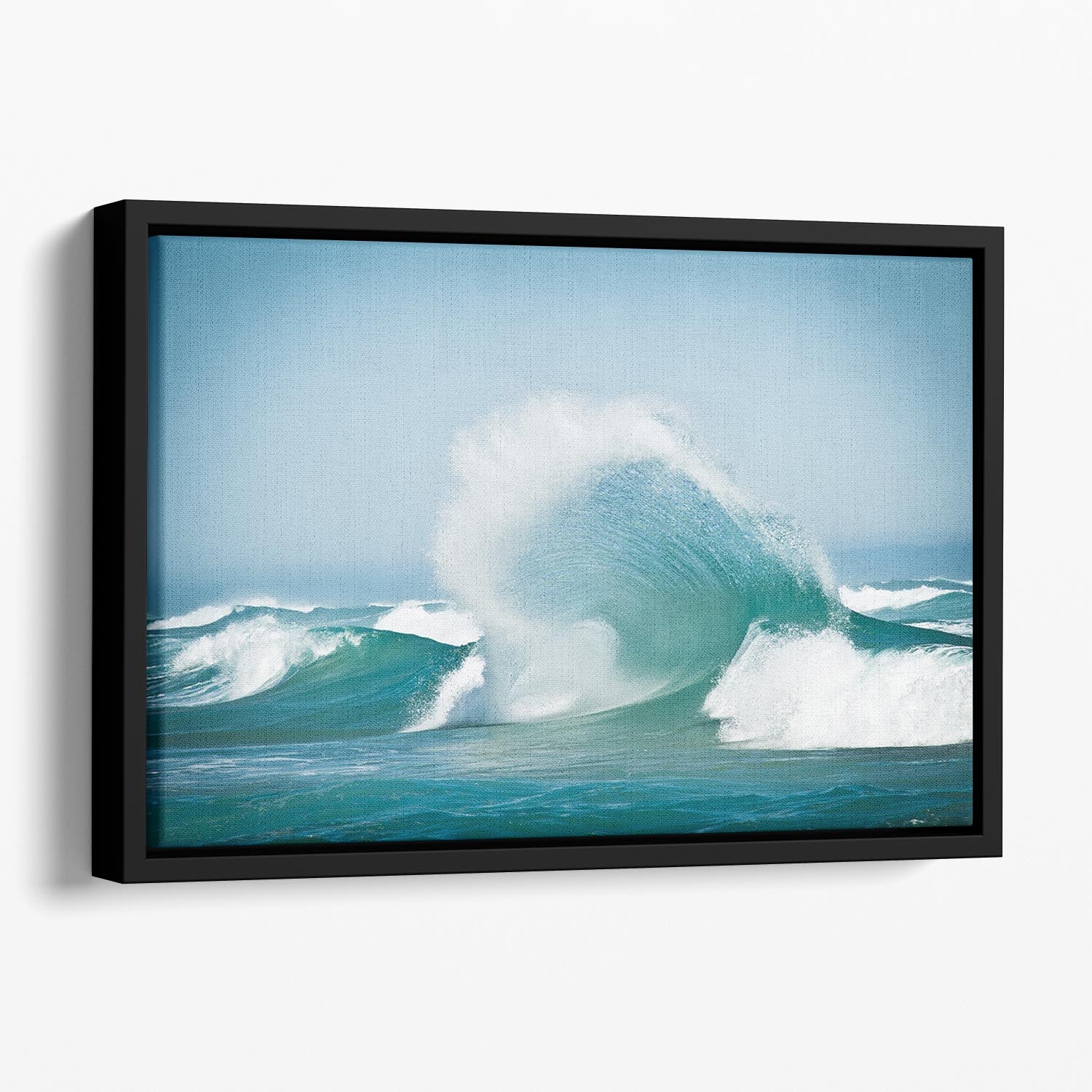 Effervescent Floating Framed Canvas - Canvas Art Rocks - 1