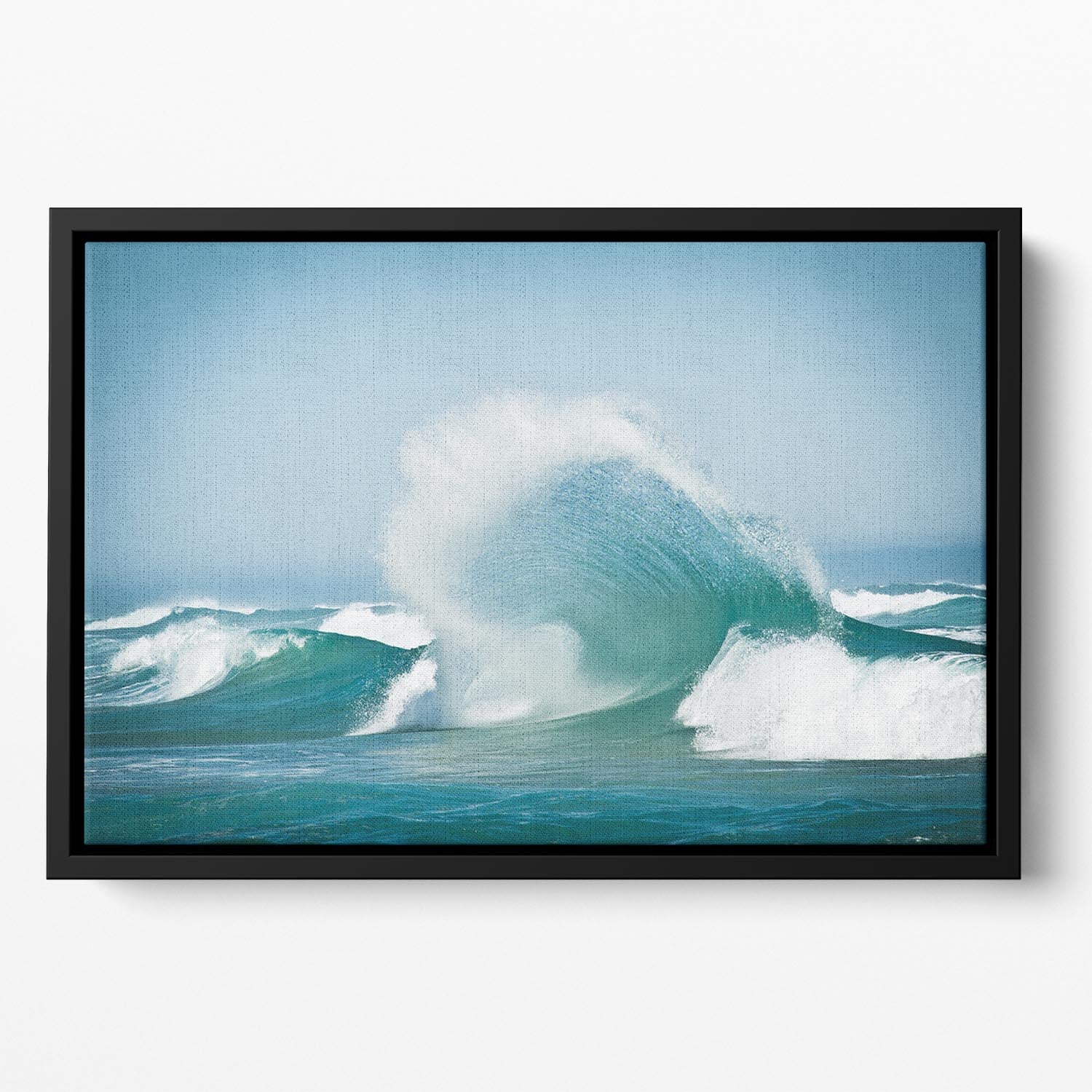 Effervescent Floating Framed Canvas - Canvas Art Rocks - 2