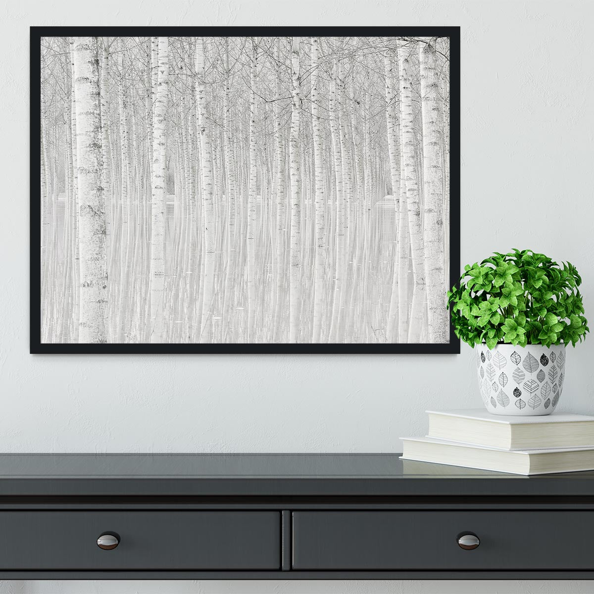 Trees Framed Print - Canvas Art Rocks - 2