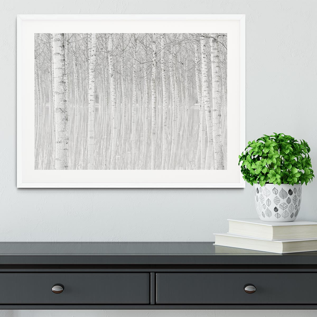 Trees Framed Print - Canvas Art Rocks - 5