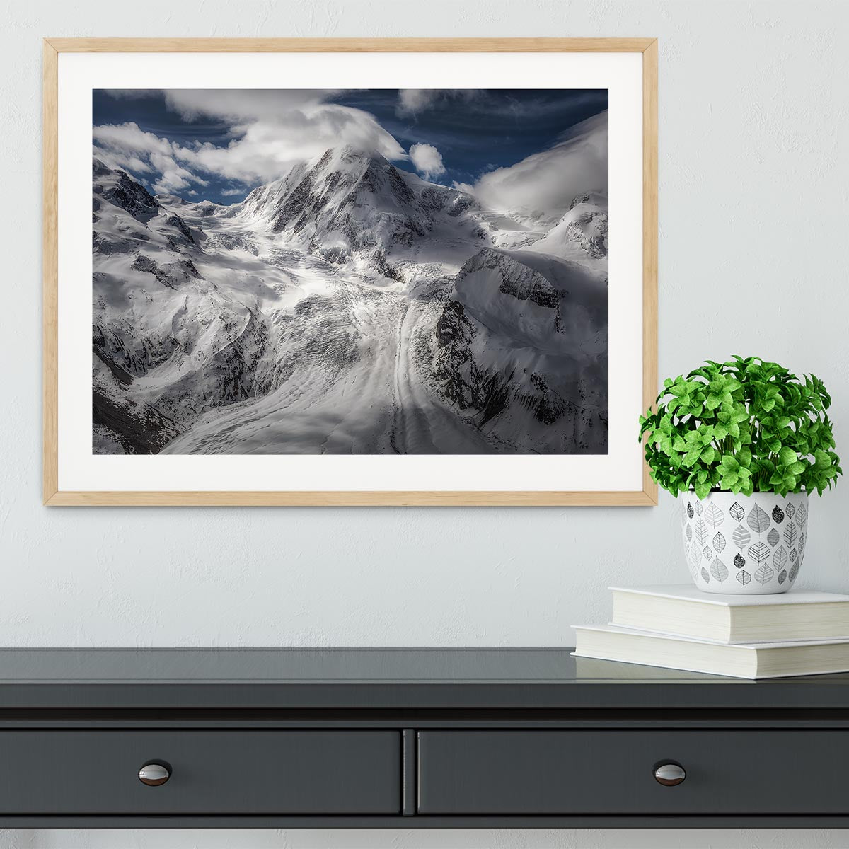 Glacial Framed Print - Canvas Art Rocks - 3