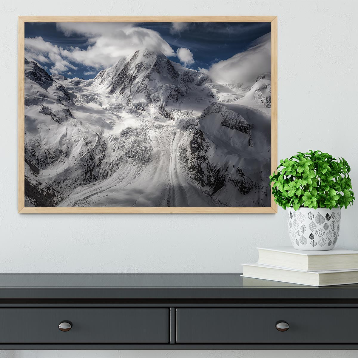 Glacial Framed Print - Canvas Art Rocks - 4