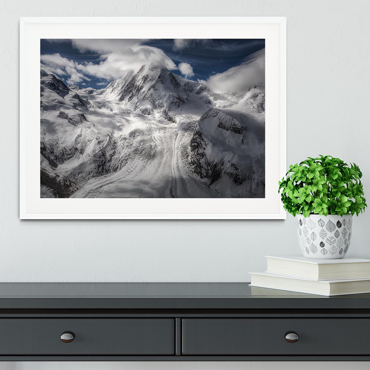 Glacial Framed Print - Canvas Art Rocks - 5