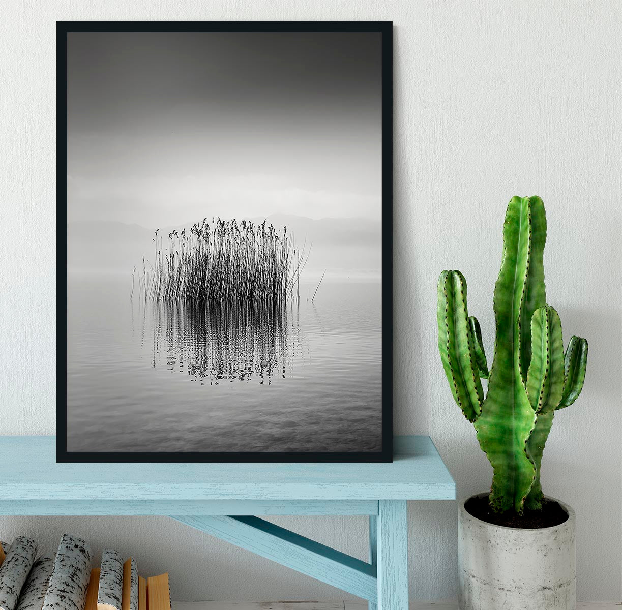 Black And White Silence Framed Print - Canvas Art Rocks - 2