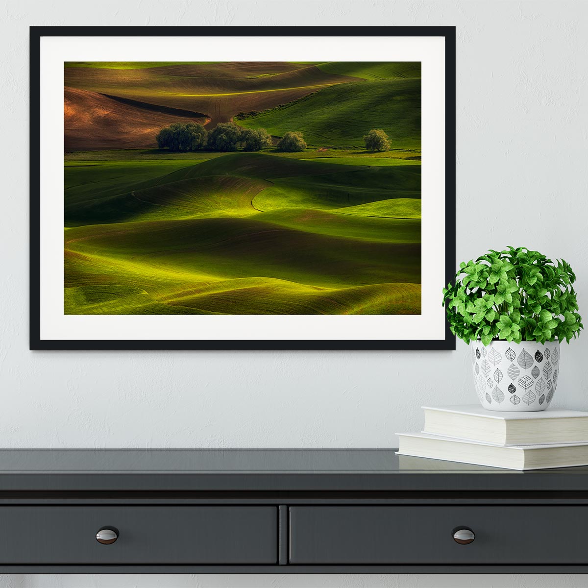 Spring In The Palouse Framed Print - Canvas Art Rocks - 1