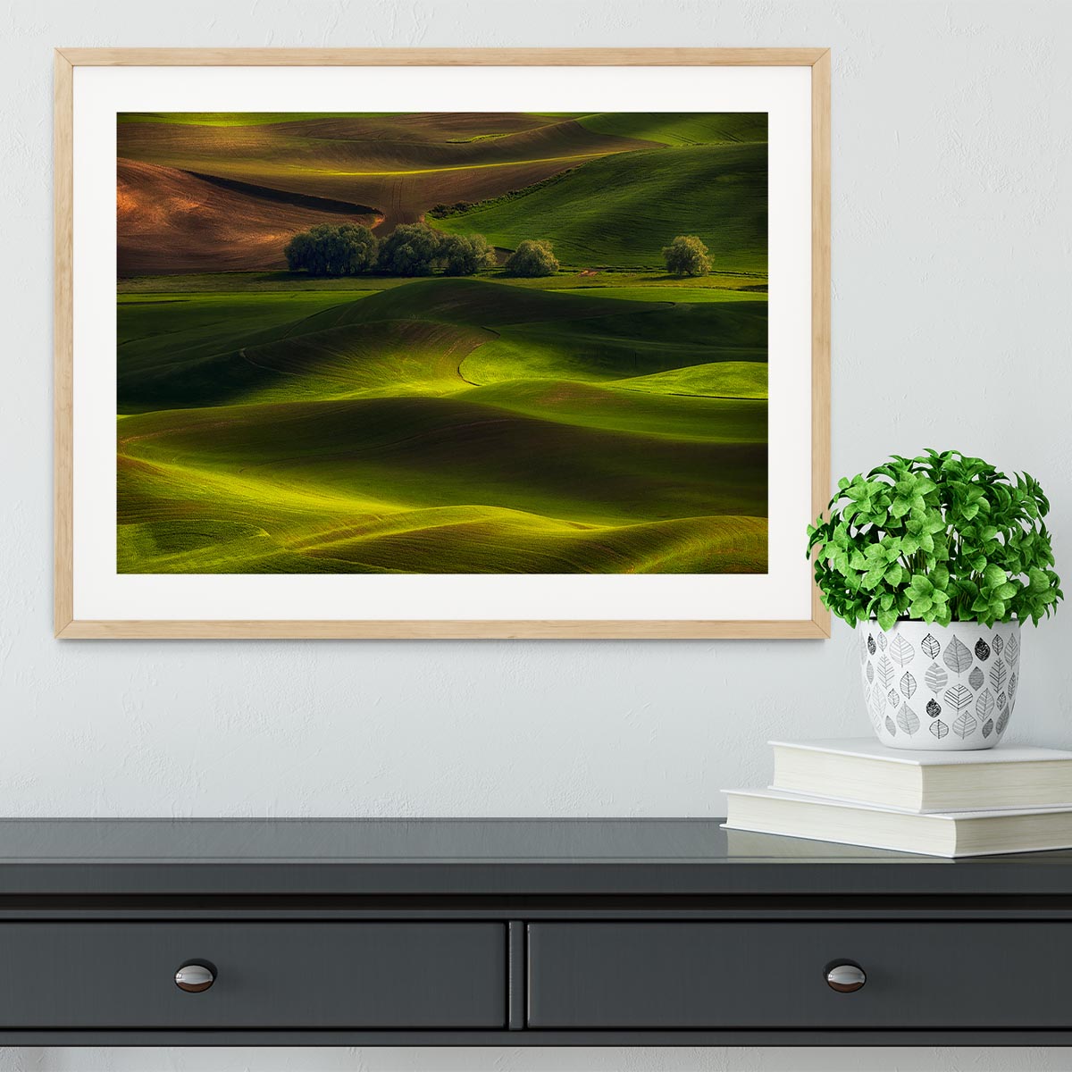 Spring In The Palouse Framed Print - Canvas Art Rocks - 3