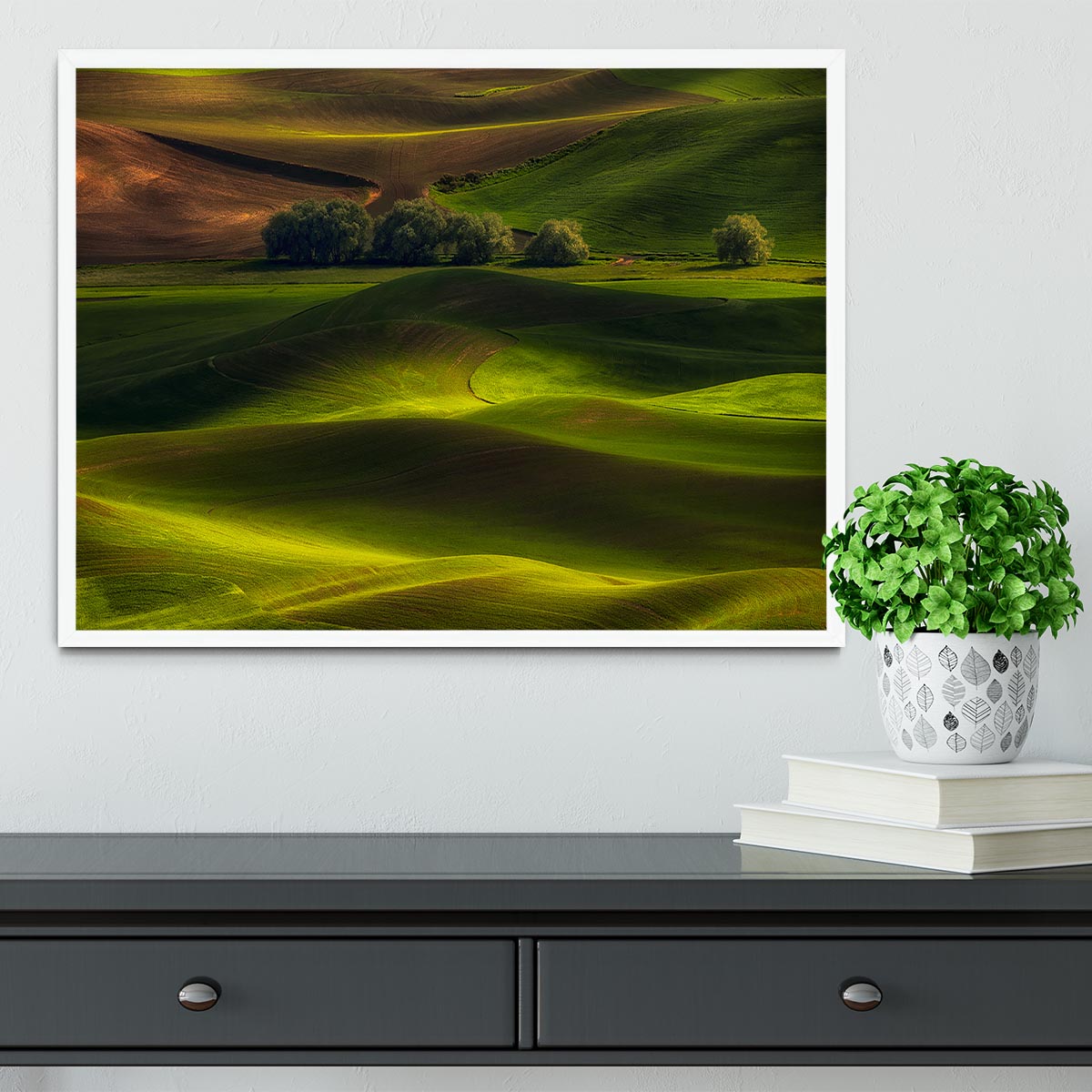 Spring In The Palouse Framed Print - Canvas Art Rocks -6