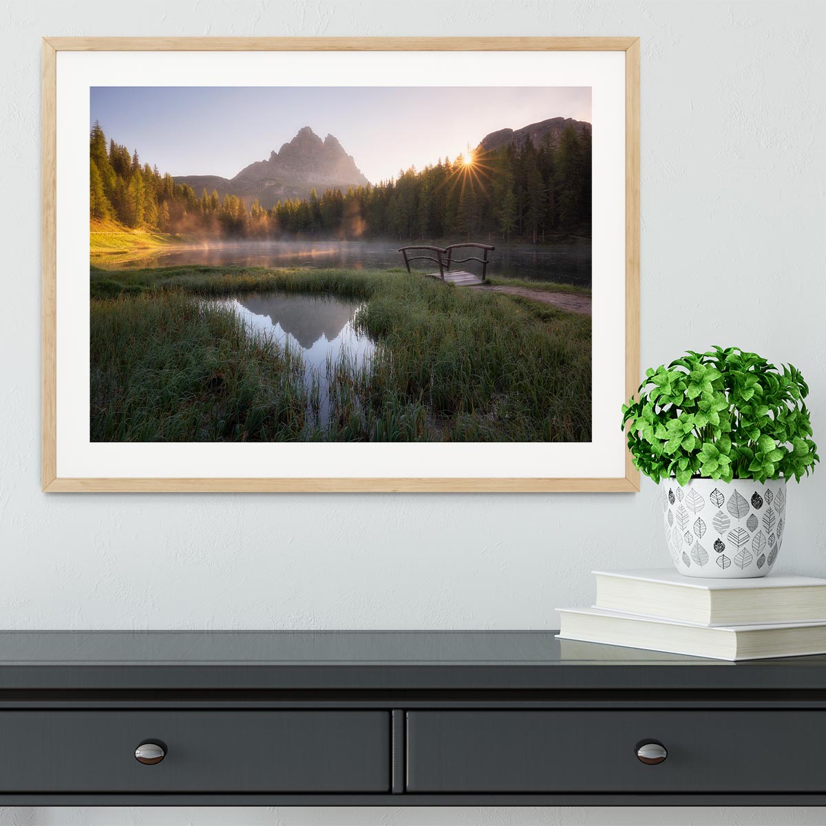 Morning Silence Framed Print - Canvas Art Rocks - 3