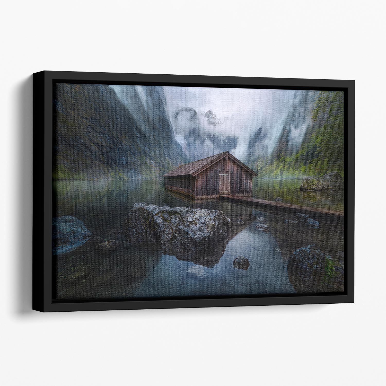 Ober-View Floating Framed Canvas - Canvas Art Rocks - 1