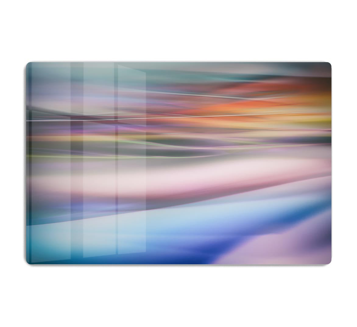 Coloured Waves 2 HD Metal Print - Canvas Art Rocks - 1