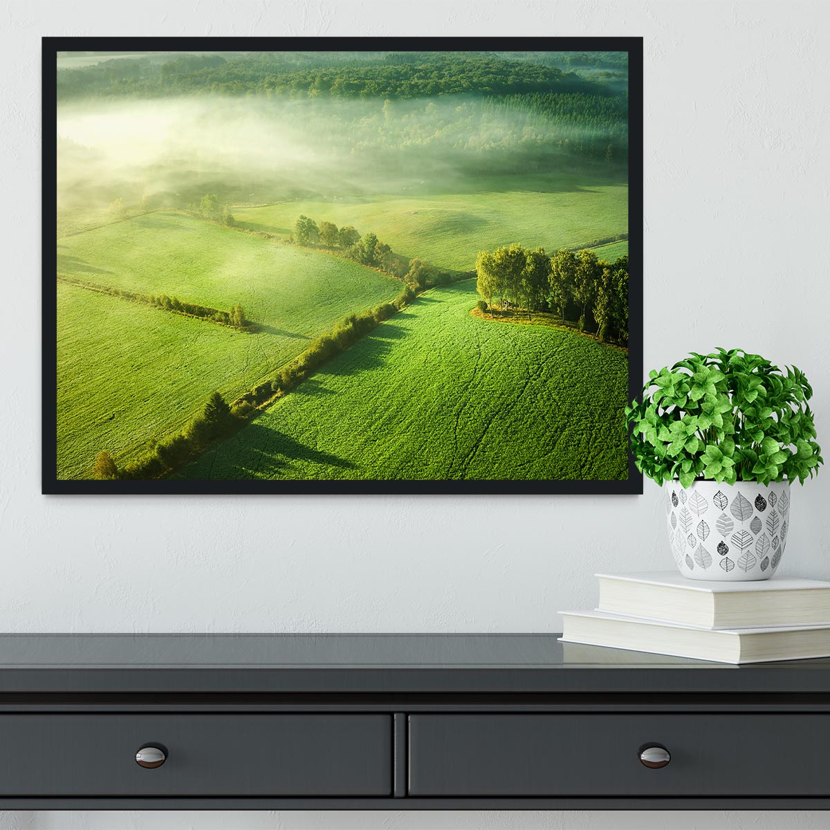 Above The Mist Framed Print - Canvas Art Rocks - 2