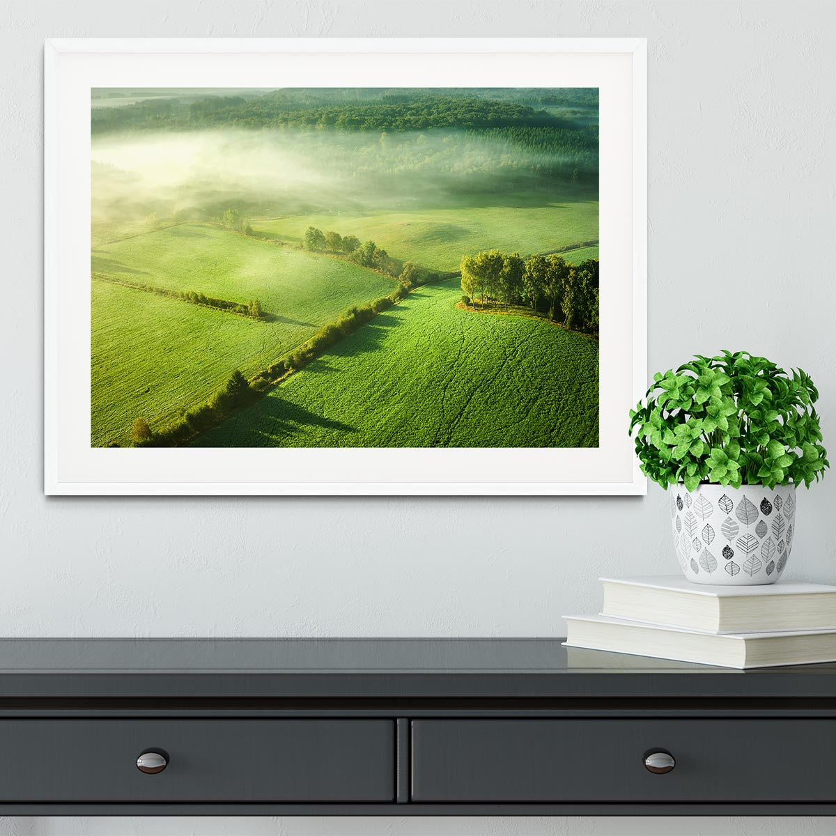 Above The Mist Framed Print - Canvas Art Rocks - 5