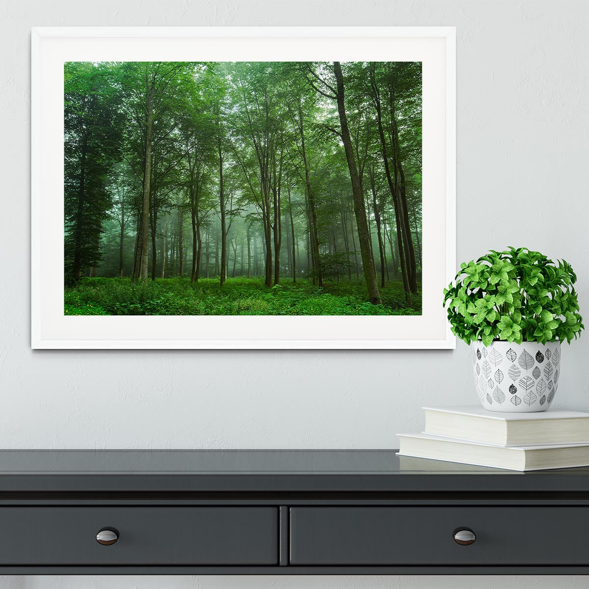 Forest View Framed Print - Canvas Art Rocks - 5