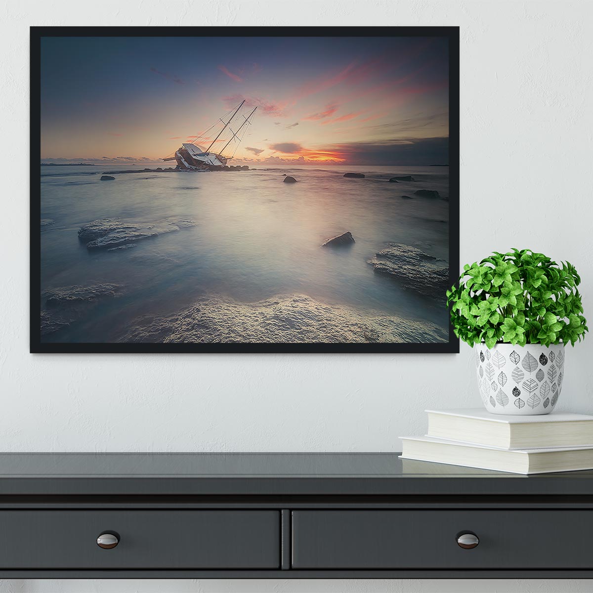 Adrift Framed Print - Canvas Art Rocks - 2