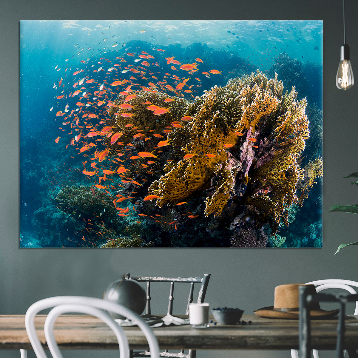 Reefscape Canvas Print or Poster - Canvas Art Rocks - 3