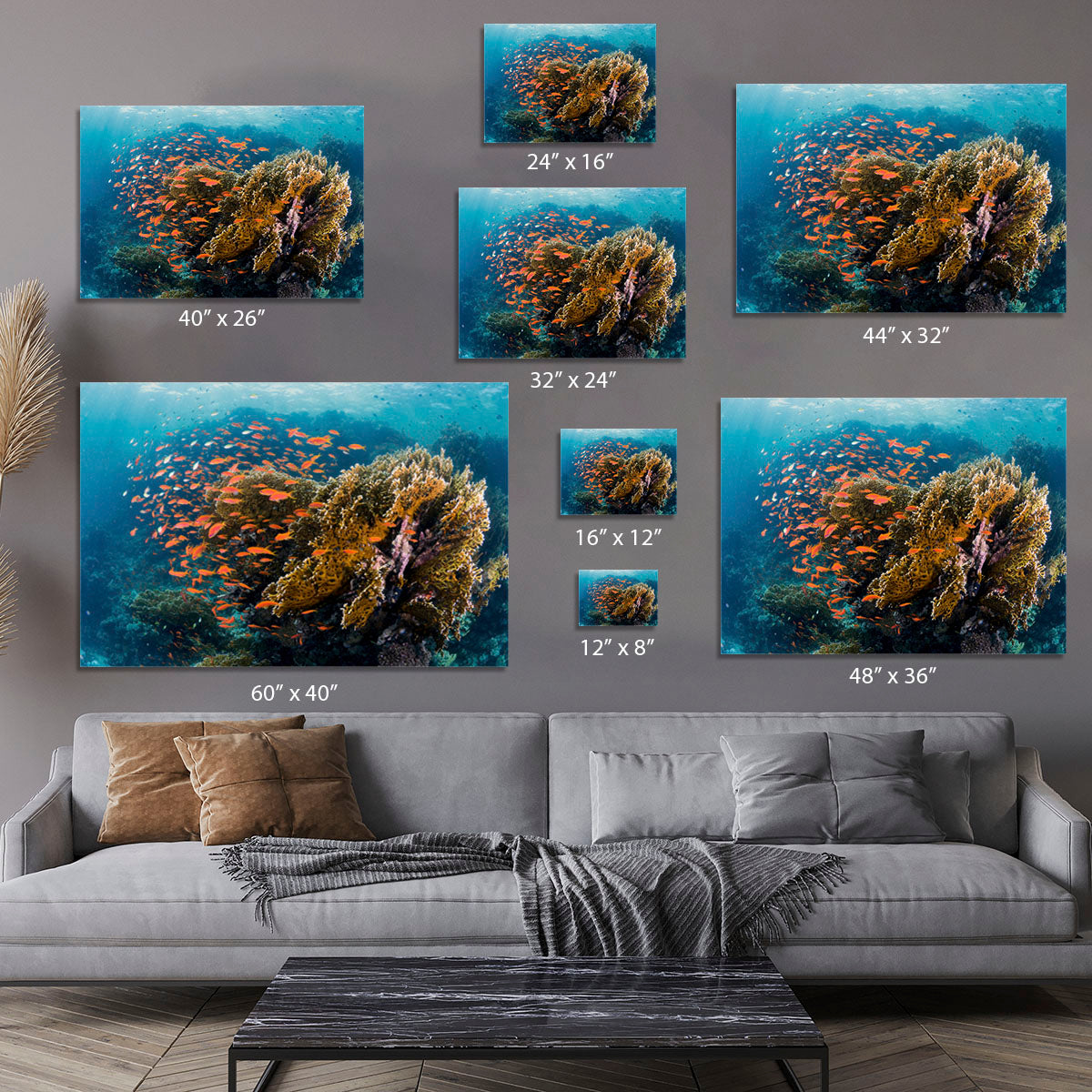 Reefscape Canvas Print or Poster - Canvas Art Rocks - 7